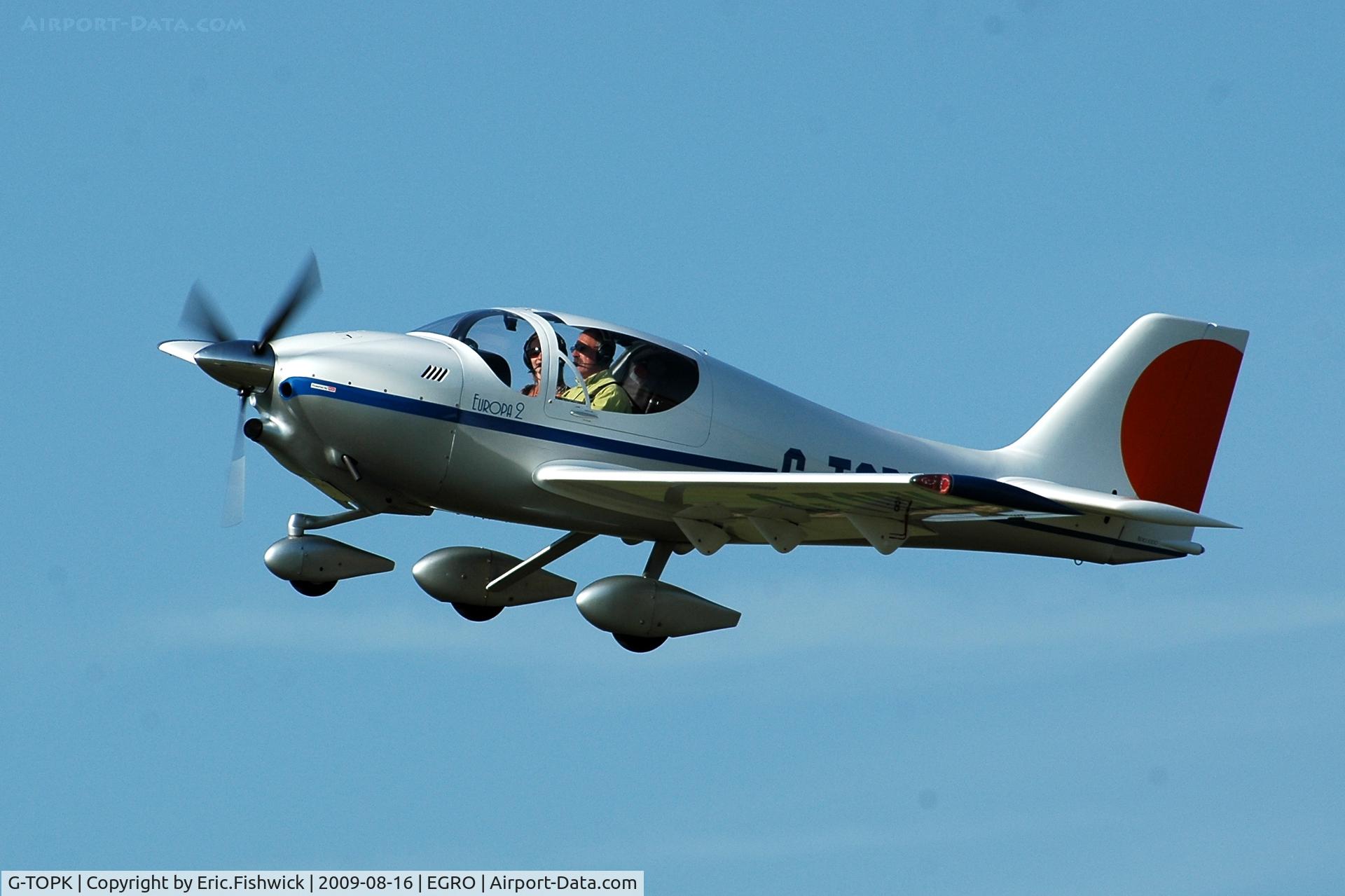 G-TOPK, 2004 Europa XS Tri-Gear C/N PFA 247-14193, G-TOPK at Heart Air Display, Rougham Airfield Aug 09