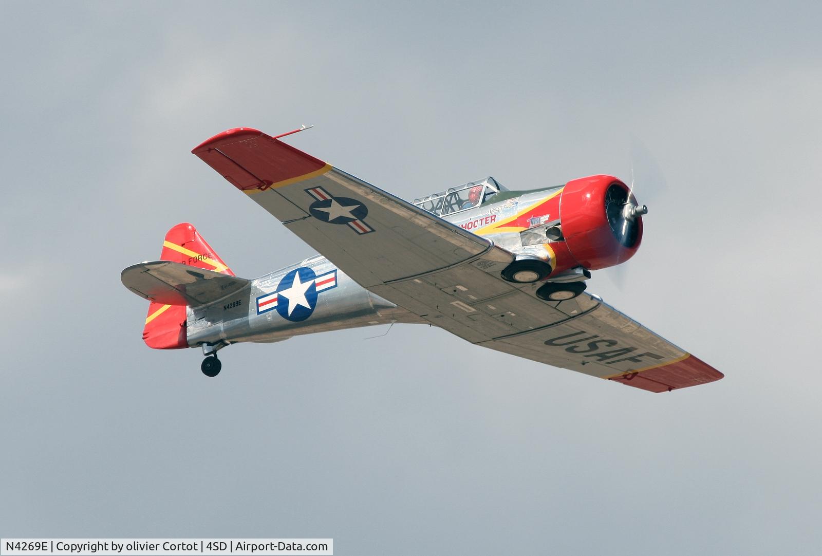 N4269E, 1953 North American Medore T-6G C/N 197-97, seen at the Reno air races 2007