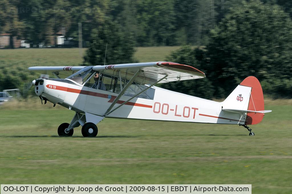 OO-LOT, 1953 Piper L-18C Super Cub (PA-18-95) C/N 18-3218, Visitor to the old timer fly in 2009.