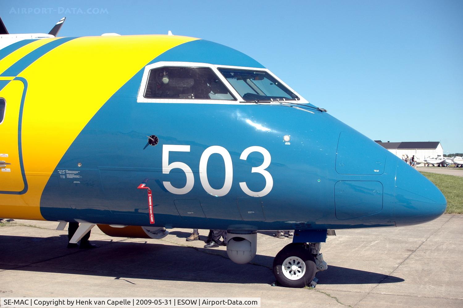 SE-MAC, 2007 De Havilland Canada DHC-8-311AQ Dash 8 C/N 638, Aircraft 503 of the Swedish Coast Guard (Kustbevakningen).
