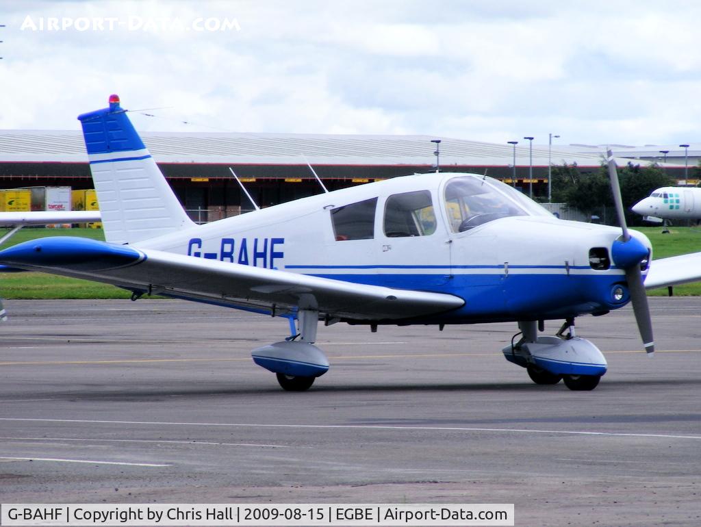 G-BAHF, 1971 Piper PA-28-140 Cherokee C/N 28-7125215, BJ Services (Midlands) Ltd