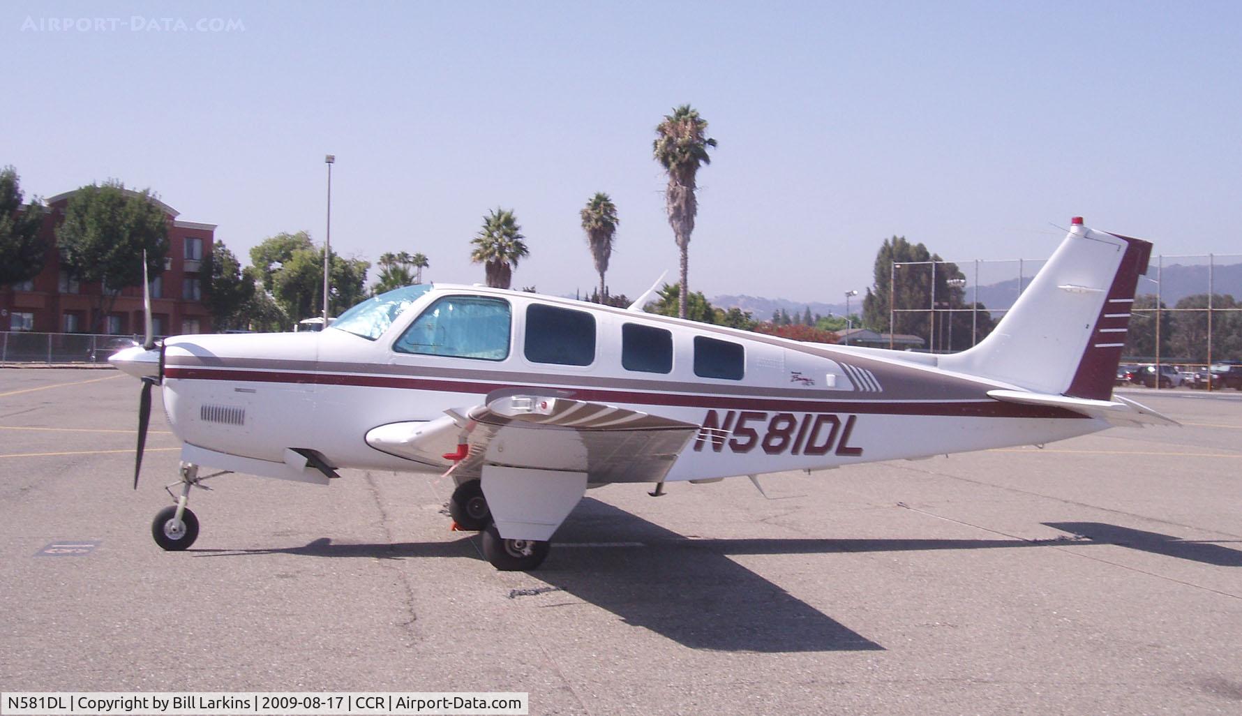 N581DL, 1997 Beech A36 Bonanza 36 C/N E-3100, Visitor