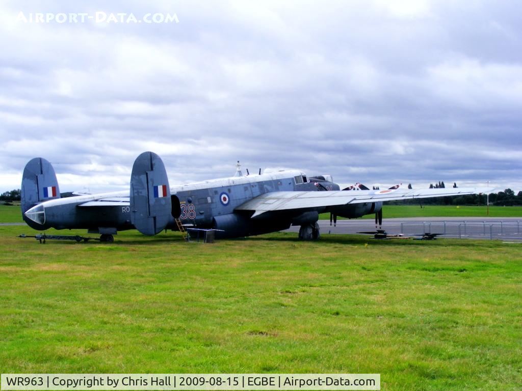 WR963, 1954 Avro 696 Shackleton AEW.2 C/N Not found WR963, Avro Shackleton MR2 preserved by The 'Friends of WR963'
