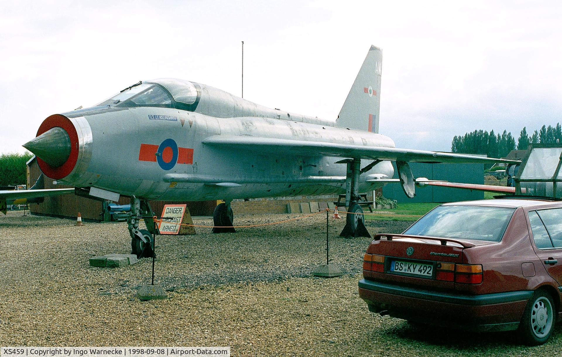 XS459, English Electric Lightning T.5 C/N 95019, English Electric (BAC) Lightning T5 at the Fenland Aviation Museum, Wisbech