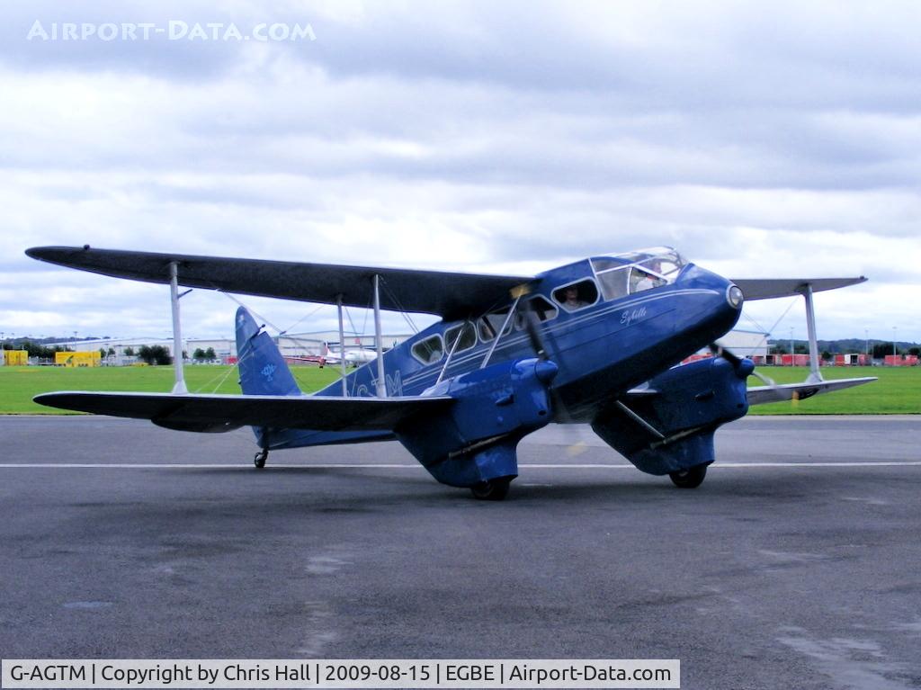 G-AGTM, 1944 De Havilland DH-89A Dominie/Dragon Rapide C/N 6746, Aviation Heritage Ltd, Previous ID: JY-ACL