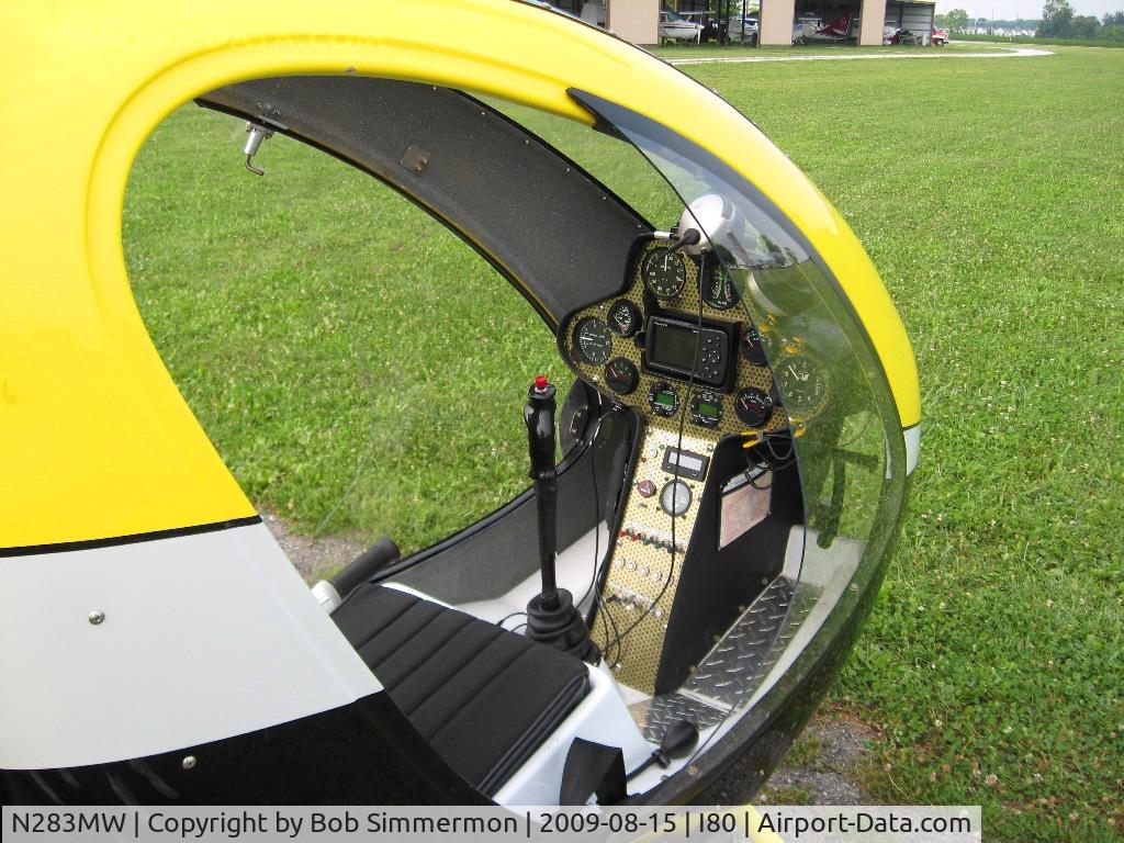 N283MW, 2005 Eagle R & D Helicycle C/N 02-10, At the EAA fly-in - Noblesville, Indiana