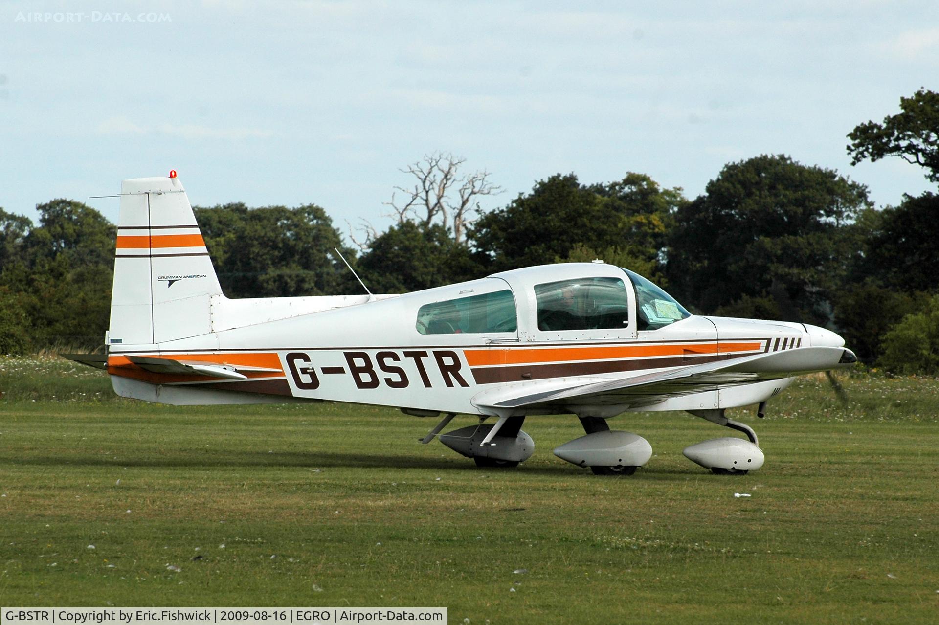 G-BSTR, 1974 Grumman American AA-5 Traveler C/N AA5-0688, G-BSTR at Heart Air Display, Rougham Airfield Aug 09
