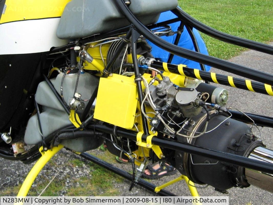 N283MW, 2005 Eagle R & D Helicycle C/N 02-10, Turbine powerplant.  Taken at the EAA fly-in - Noblesville, Indiana