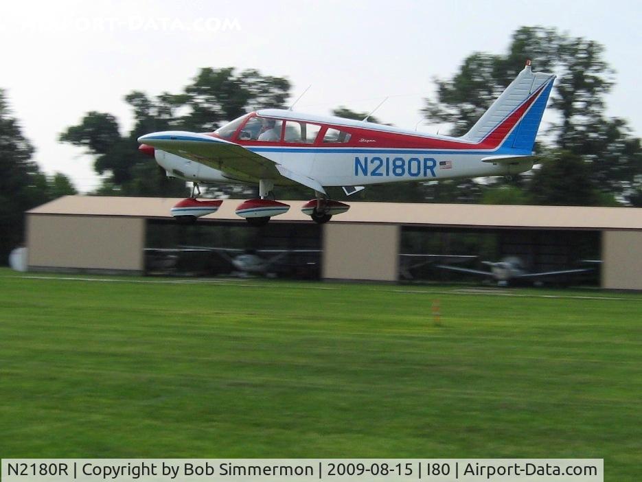 N2180R, 1969 Piper PA-28-180 C/N 28-5479, Arriving at the EAA fly-in - Noblesville, Indiana