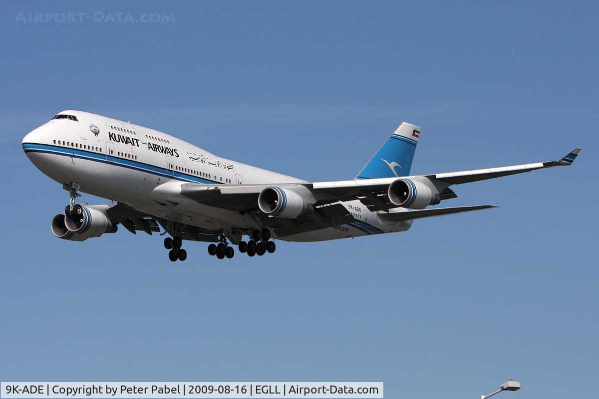 9K-ADE, 1994 Boeing 747-469 (M) C/N 27338, LHR