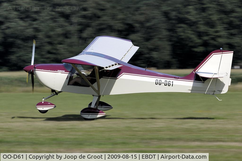 OO-D61, 2001 Aeropro Eurofox C/N 10001, arrival for the old timer fly in.