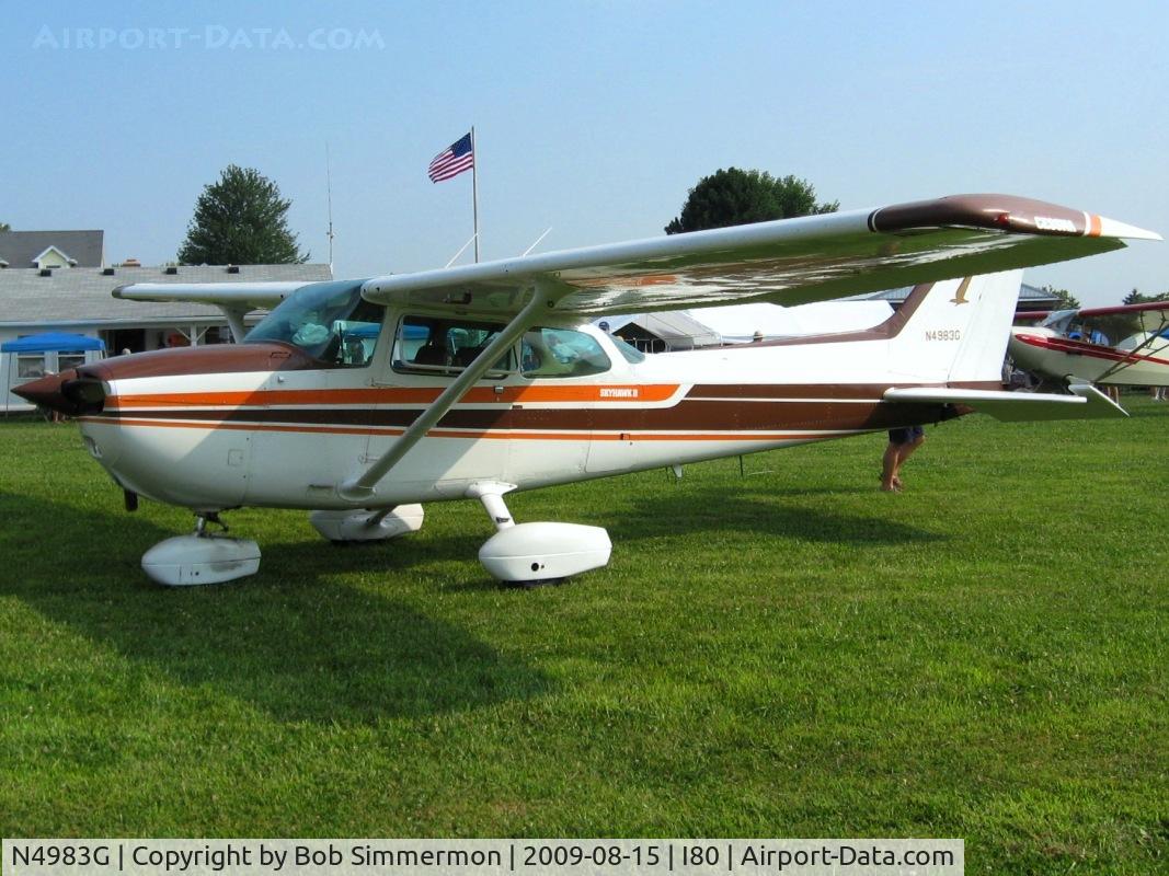N4983G, 1979 Cessna 172N C/N 17273530, At the EAA fly-in - Noblesville, Indiana