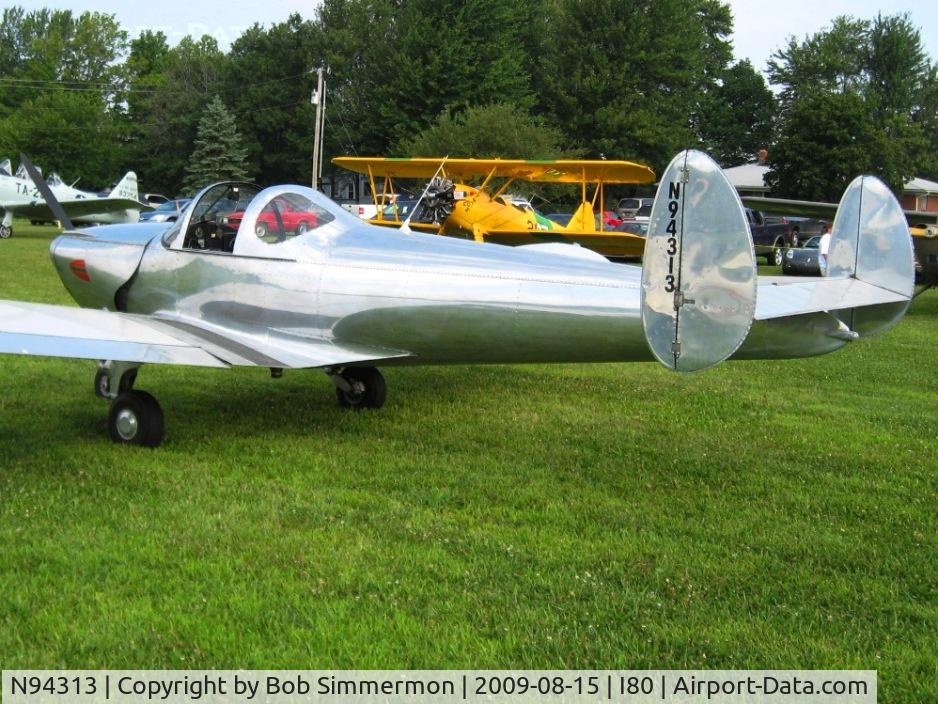 N94313, 1946 Erco 415C Ercoupe C/N 1536, At the EAA fly-in - Noblesville, Indiana