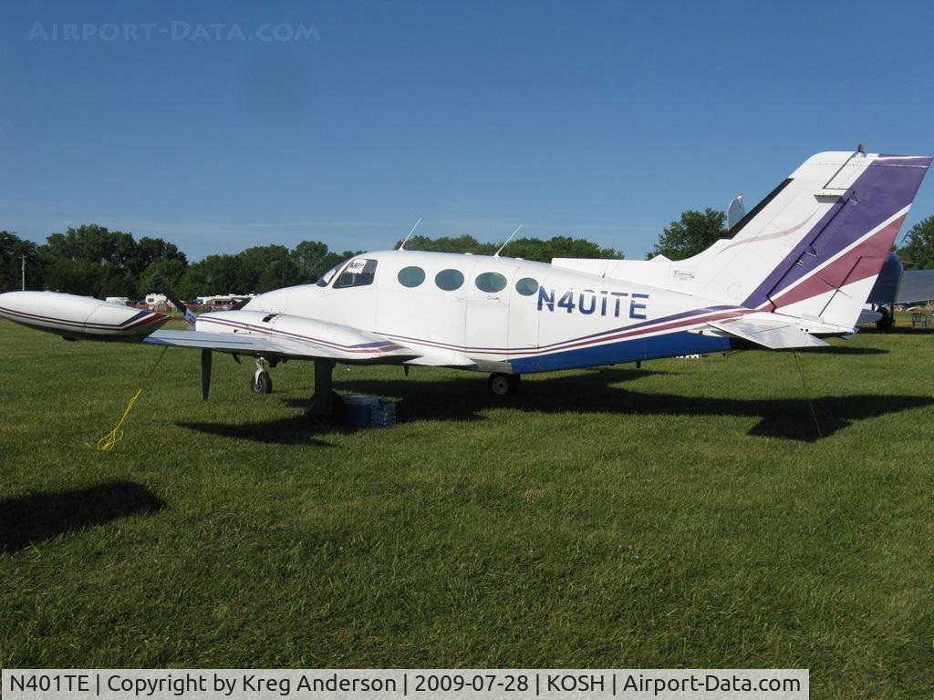 N401TE, 1968 Cessna 401 C/N 401-0180, EAA Airventure 2009