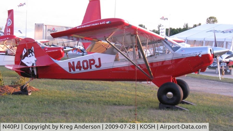 N40PJ, Aviat A-1C-180 Husky C/N 3066, EAA Airventure 2009