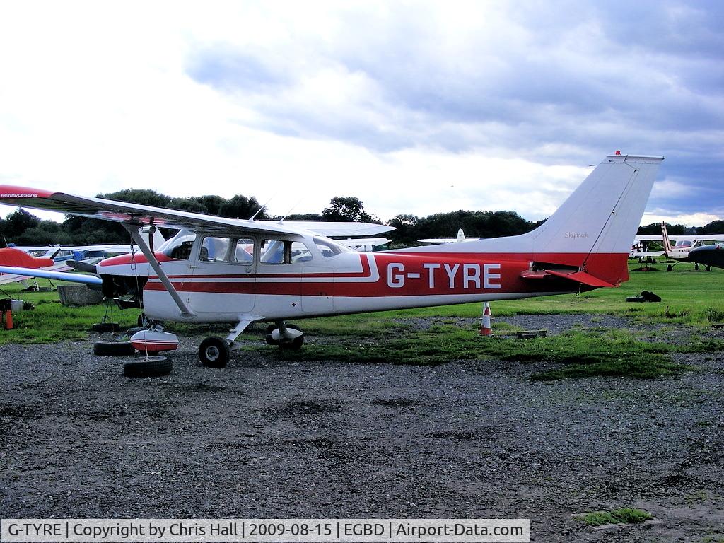 G-TYRE, 1974 Reims Cessna F172M Skyhawk C/N 1222, privately owned, Previous ID: OY-BIA