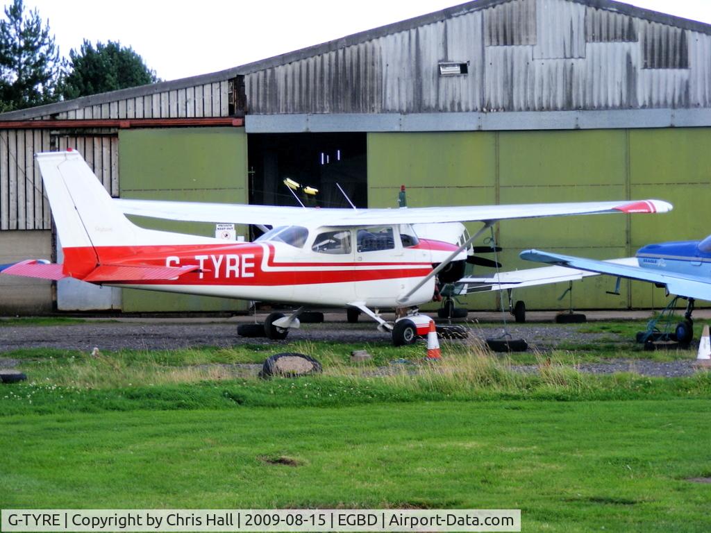 G-TYRE, 1974 Reims Cessna F172M Skyhawk C/N 1222, privately owned, Previous ID: OY-BIA