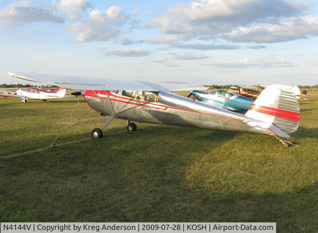 N4144V, 1948 Cessna 170 C/N 18622, EAA Airventure 2009