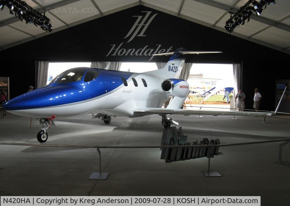 N420HA, 2003 Honda HA-420 HondaJet C/N P001, EAA Airventure 2009