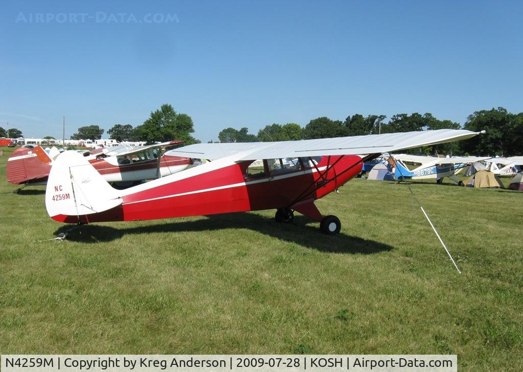 N4259M, Piper PA-12 Super Cruiser C/N 12-3153, EAA Airventure 2009