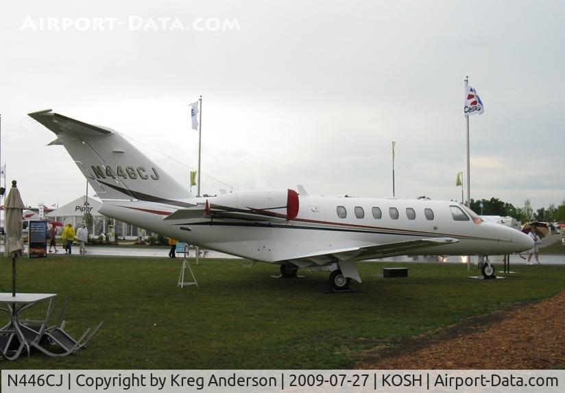 N446CJ, 2009 Cessna 525A CitationJet CJ2+ C/N 525A-0446, EAA Airventure 2009