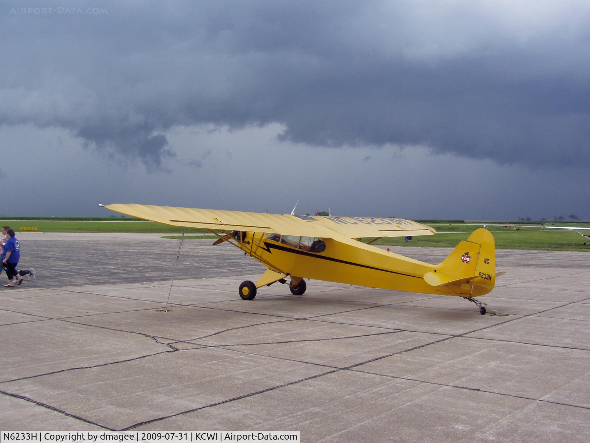 N6233H, 1946 Piper J3C-65 Cub Cub C/N 19409, Return From Oshkosh