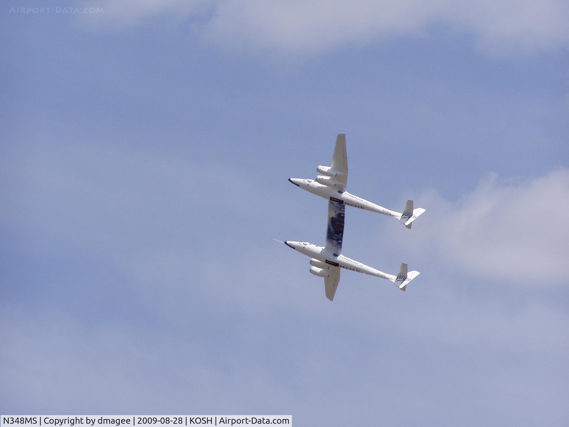N348MS, 2008 Scaled Composites 348 C/N 001, Launch Vehicle