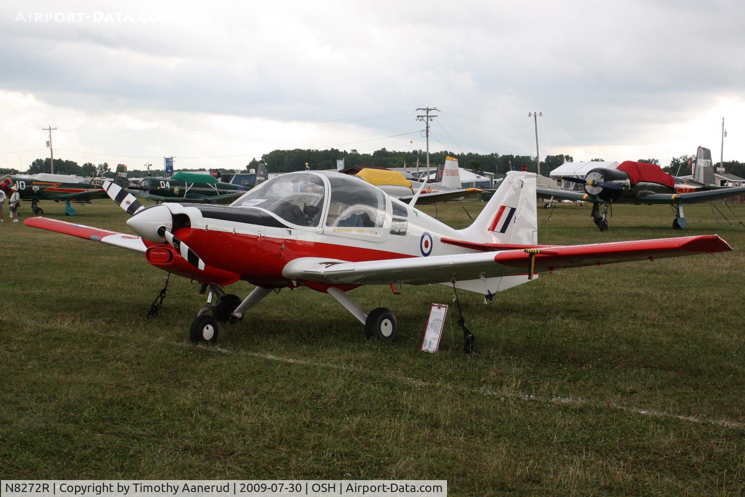 N8272R, 1972 Scottish Aviation Sk.61E Bulldog C/N BH100/164, 1972 Scottish Aviation SERIES 100 MDL 101, c/n: 164