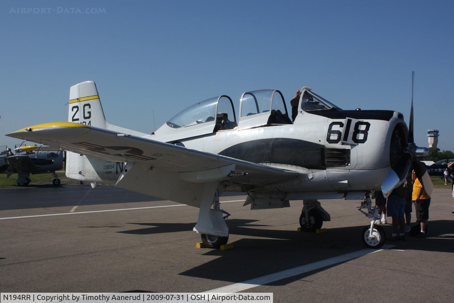 N194RR, North American T-28B Trojan C/N 200-265 (138194), North American T-28B, c/n: 138194
