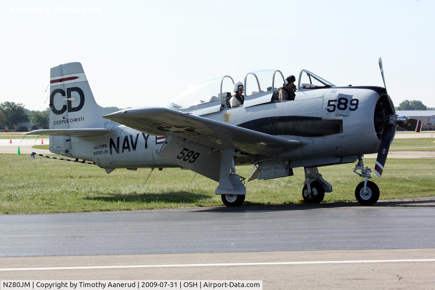 N280JM, North American T-28C Trojan Trojan C/N 226-166, North American T-28C, c/n: 226-166