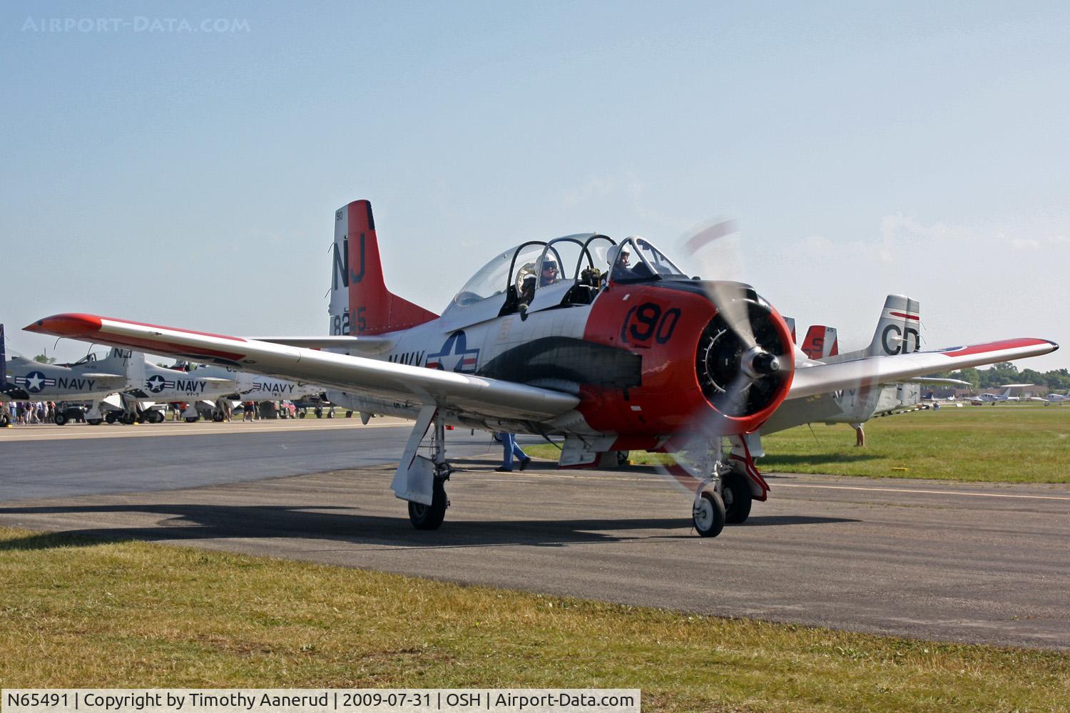 N65491, North American T-28B Trojan C/N 200-316 (138245), North American T-28B, c/n: 138245
