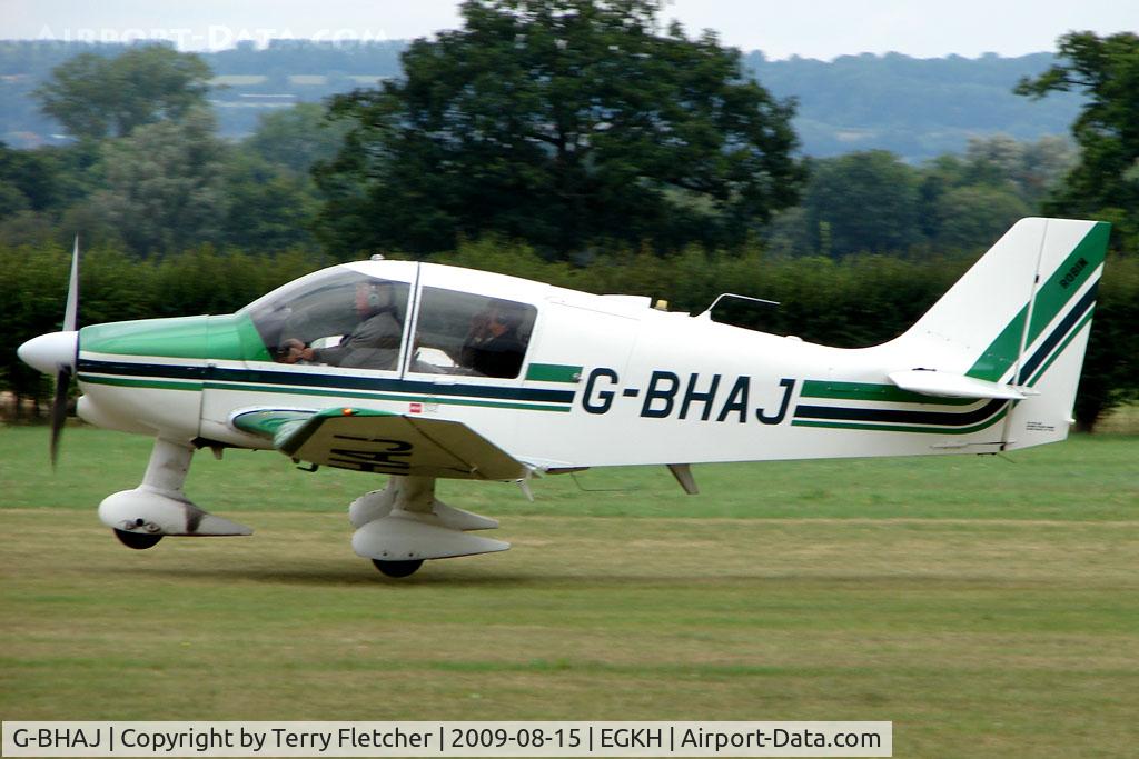 G-BHAJ, 1979 Robin DR-400-160 Chevalier C/N 1430, at Headcorn , Kent , UK