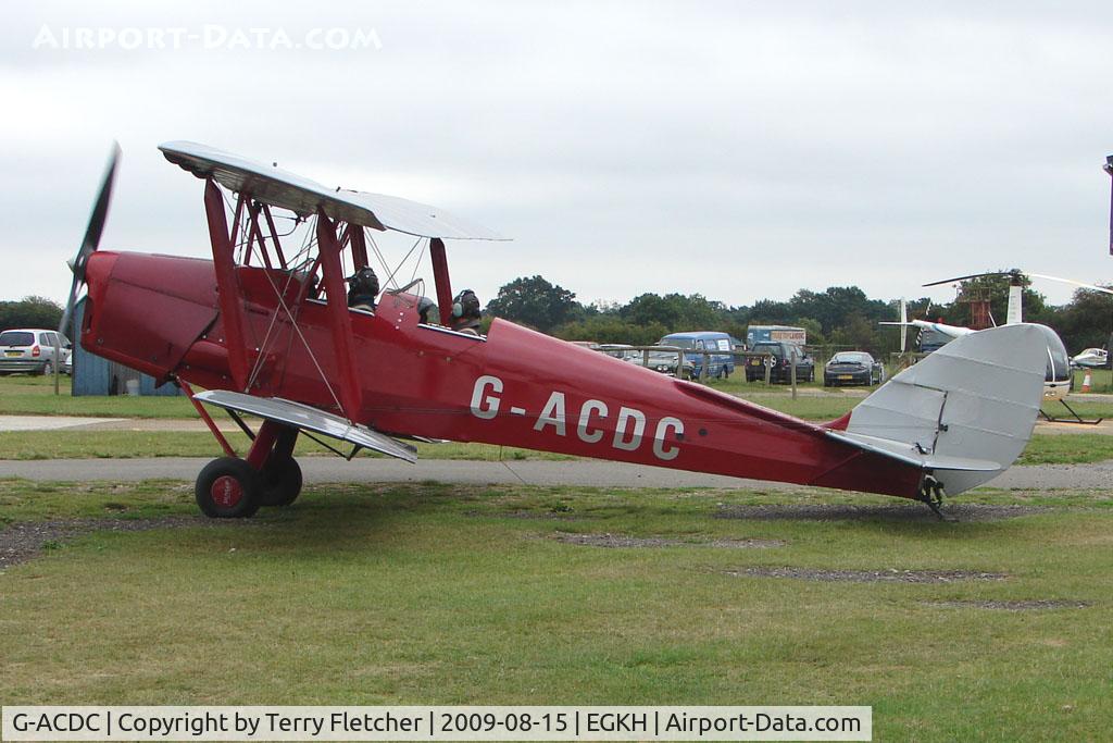 G-ACDC, 1933 De Havilland DH-82A Tiger Moth II C/N 3177, 1933 Tiger Moth at Headcorn , Kent , UK