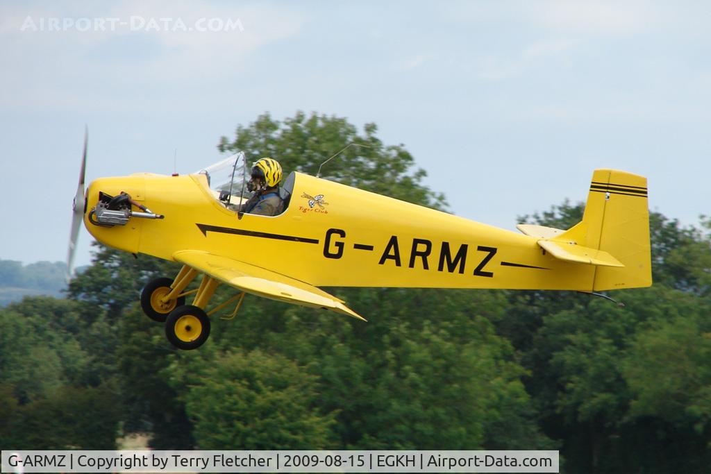 G-ARMZ, 1961 Rollason Druine D.31 Turbulent C/N PFA 565, Druine Turbulent at Headcorn , Kent , UK