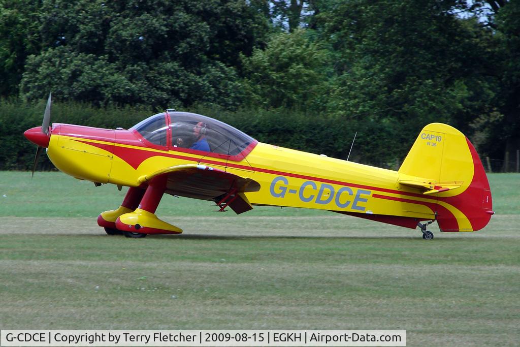 G-CDCE, 1973 Mudry CAP-10B C/N 039, Cap 10B at Headcorn , Kent , UK