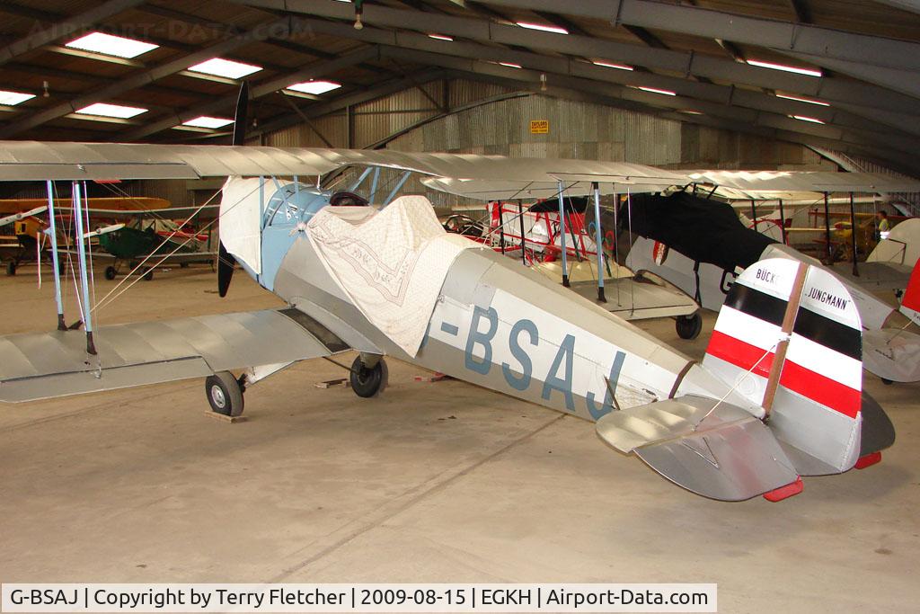 G-BSAJ, 1954 CASA 1-131E Jungmann C/N 2209, Casa Jungmann at Headcorn , Kent , UK