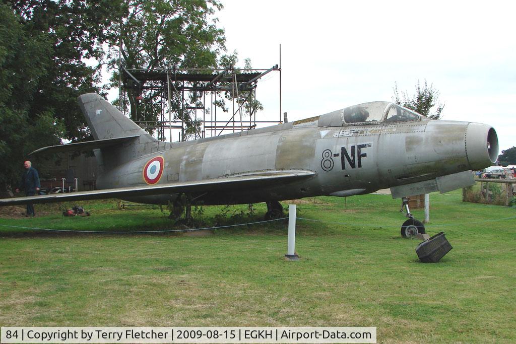 84, Dassault Mystere IVA C/N 84, Mystere preserved at Headcorn , Kent , UK