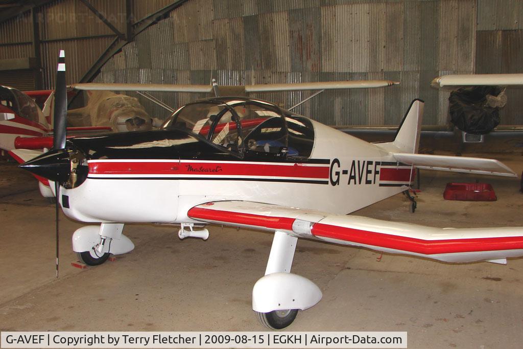 G-AVEF, 1963 SAN Jodel D-150 Mascaret C/N 16, Jodel D150 at Headcorn , Kent , UK