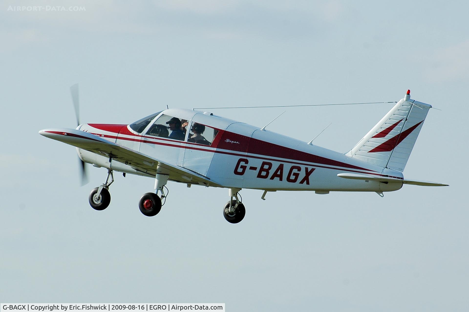 G-BAGX, 1967 Piper PA-28-140 Cherokee C/N 28-23633, G-BAGX at Heart Air Display, Rougham Airfield Aug 09