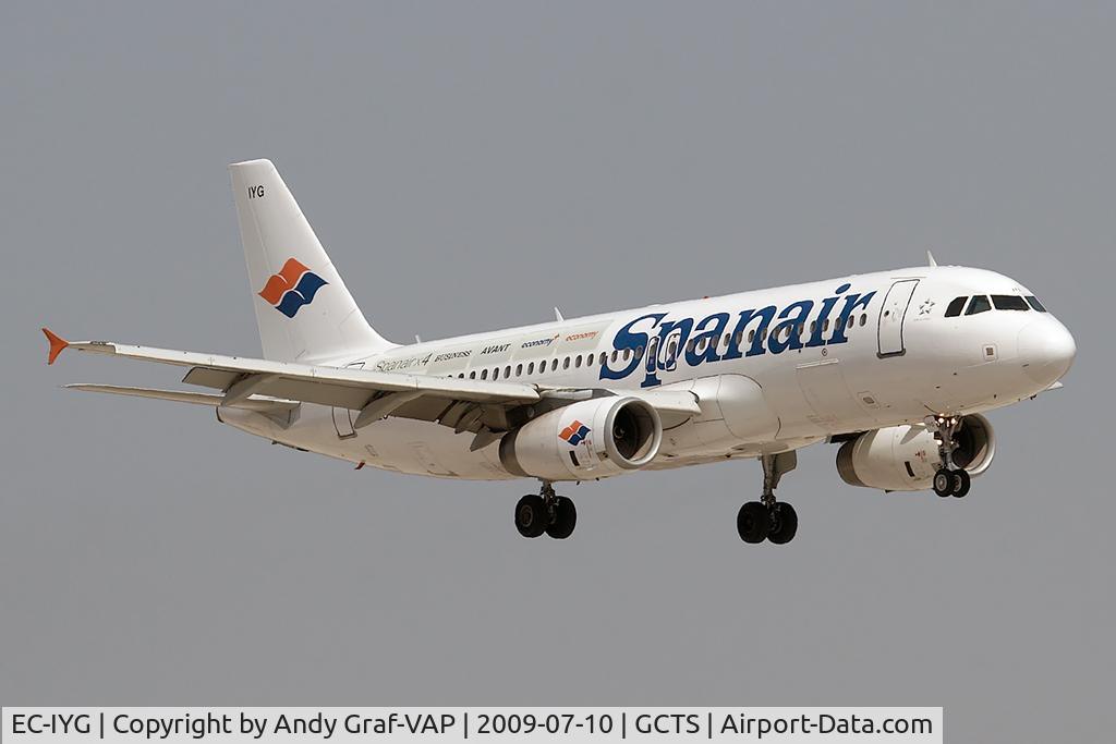 EC-IYG, 2004 Airbus A320-232 C/N 2210, Spanair A320