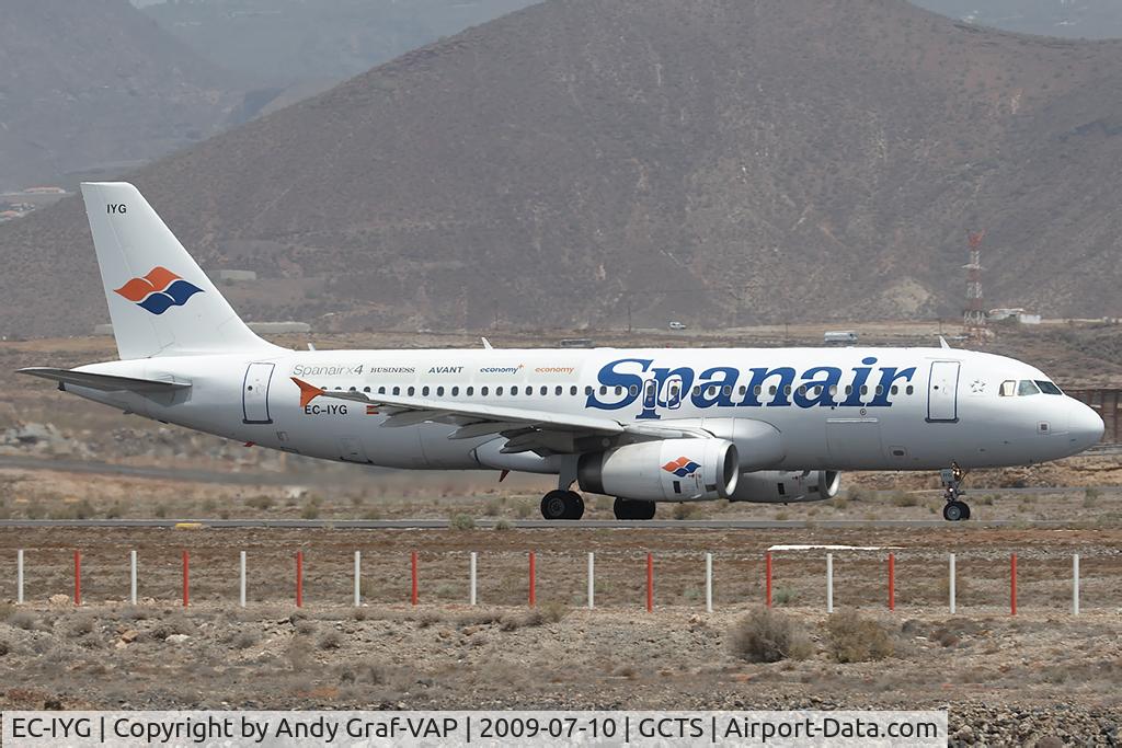 EC-IYG, 2004 Airbus A320-232 C/N 2210, Spanair A320