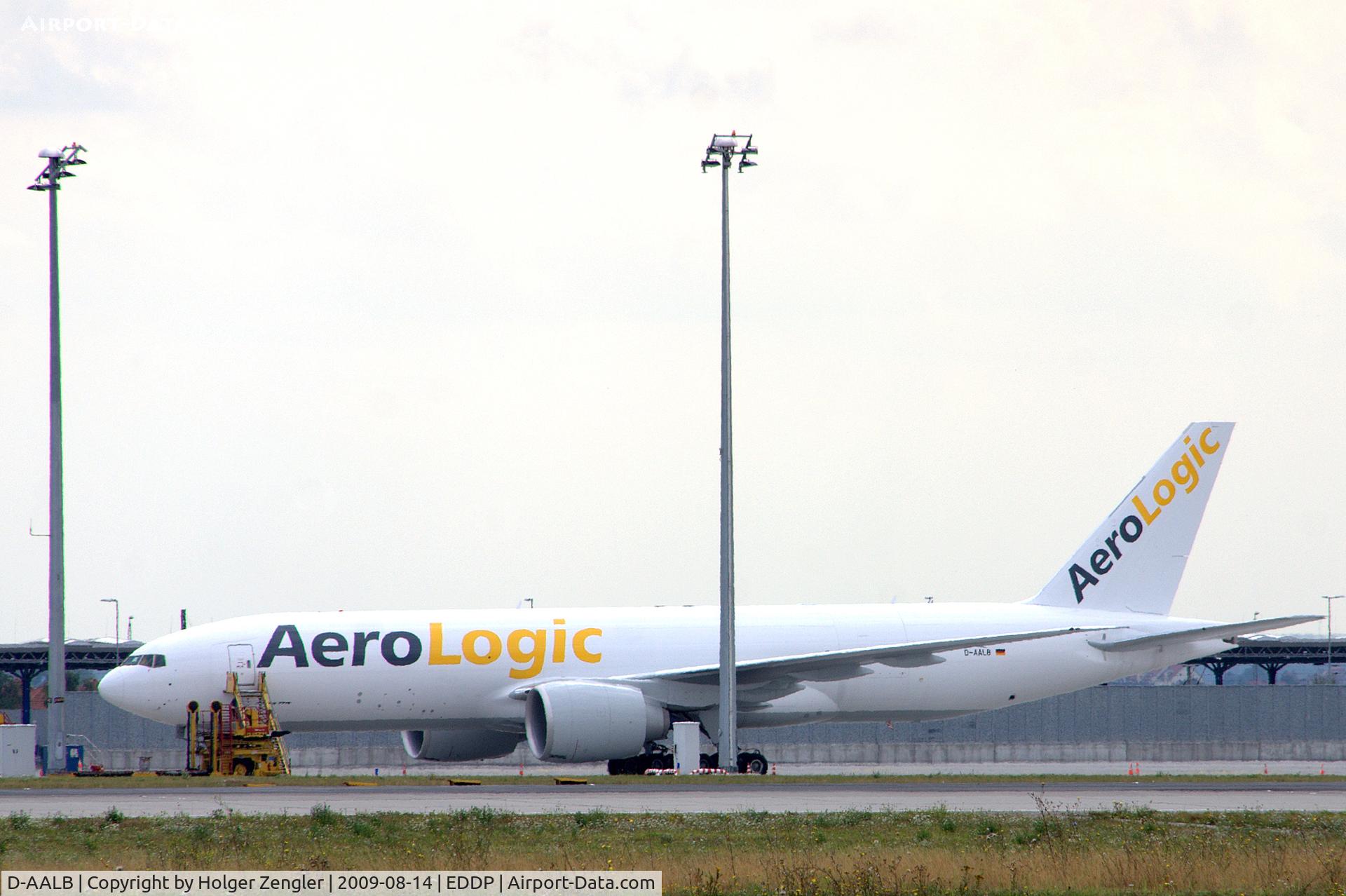 D-AALB, 2009 Boeing 777-FZN C/N 36002, One of the new triple seven of a new airline at DHL-Hub LEJ