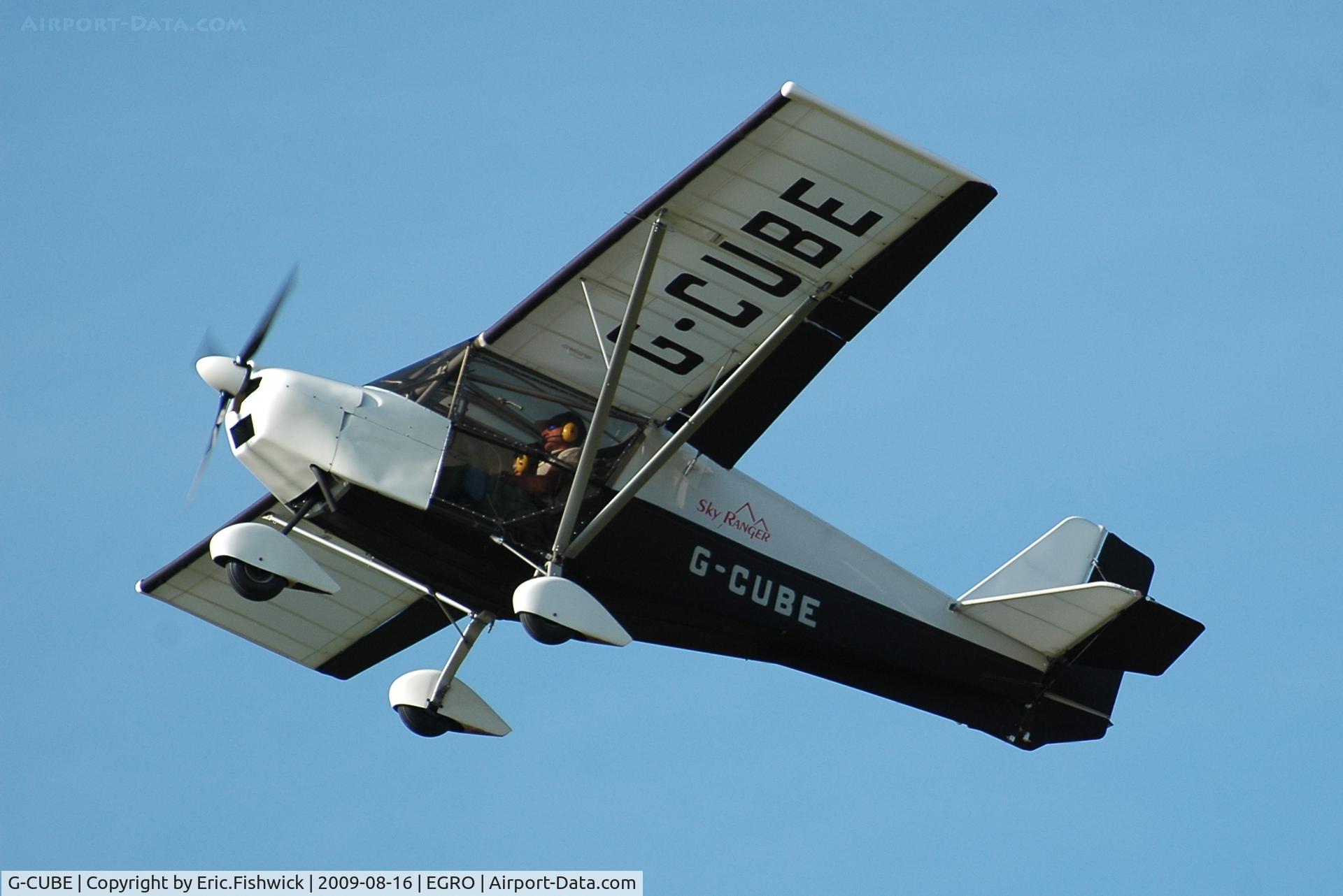 G-CUBE, 2004 Skyranger 912(2) C/N BMAA/HB/336, G-CUBE departing Heart Air Display, Rougham Airfield Aug 09
