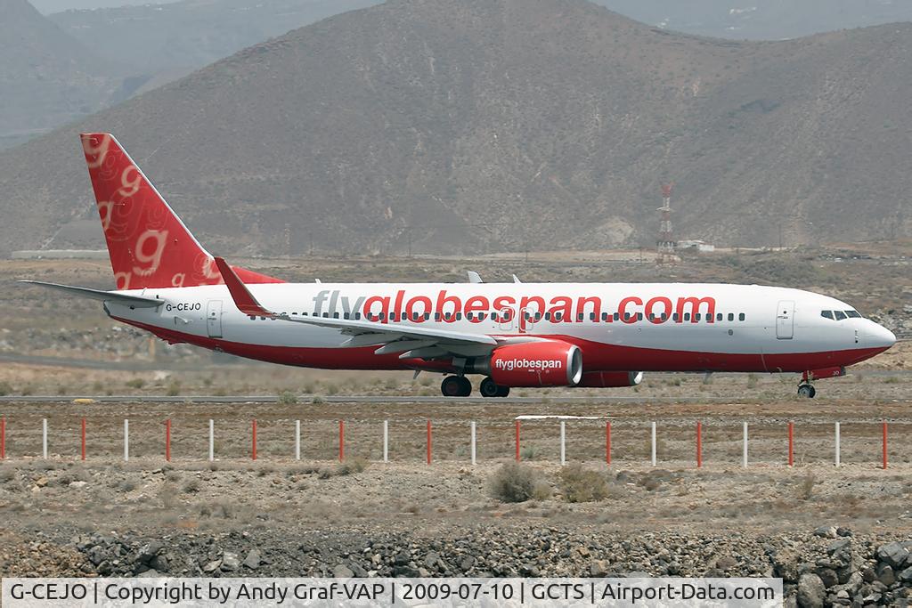 G-CEJO, 2007 Boeing 737-8BK C/N 29643, Flyglobspan 737-800