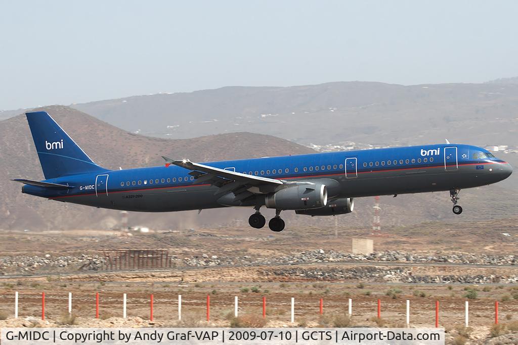 G-MIDC, 1998 Airbus A321-231 C/N 835, BMI A321