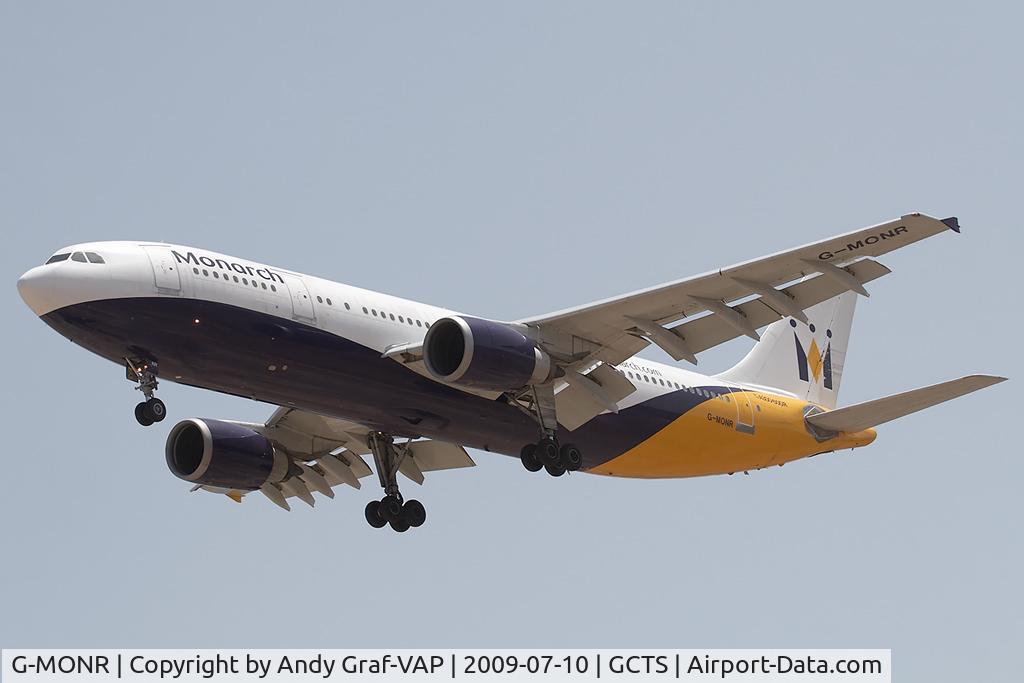 G-MONR, 1989 Airbus A300B4-605R C/N 540, Monarch A300-600