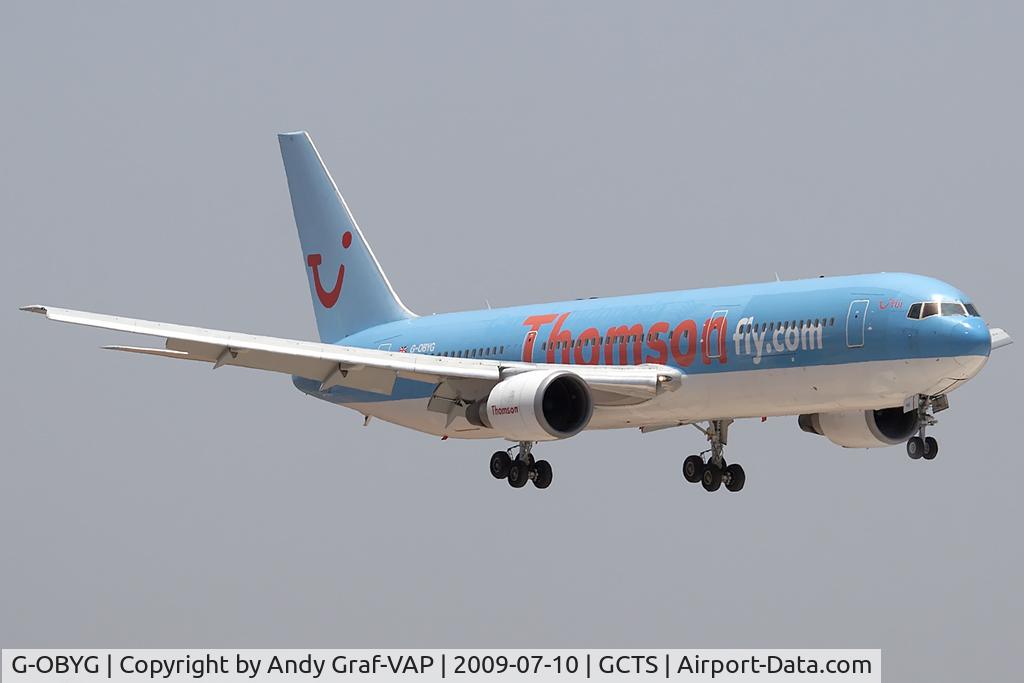 G-OBYG, 1999 Boeing 767-304 C/N 29137, Thomson 767-300