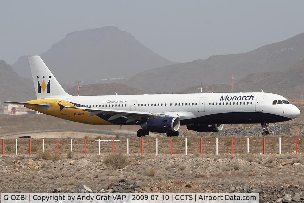 G-OZBI, 2007 Airbus A321-231 C/N 2234, Monarch A321