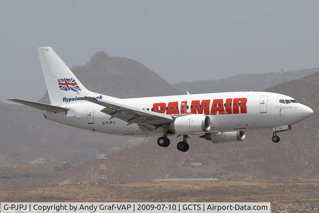 G-PJPJ, 1994 Boeing 737-5H6 C/N 27355, Palmair 737-500