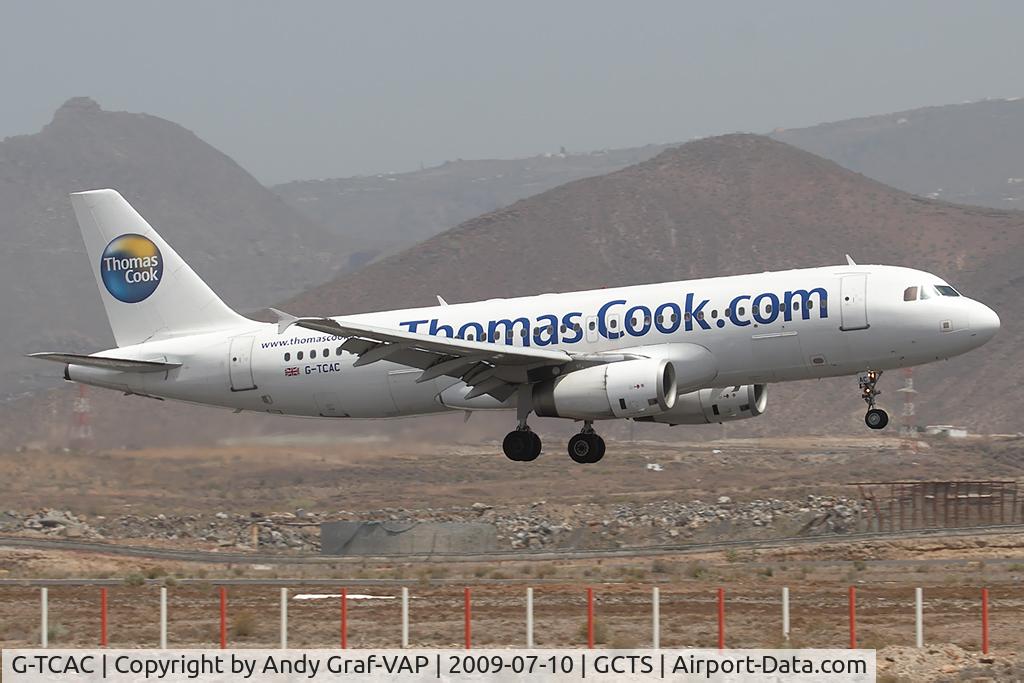 G-TCAC, 2001 Airbus A320-232 C/N 1411, Thomas Cook A320